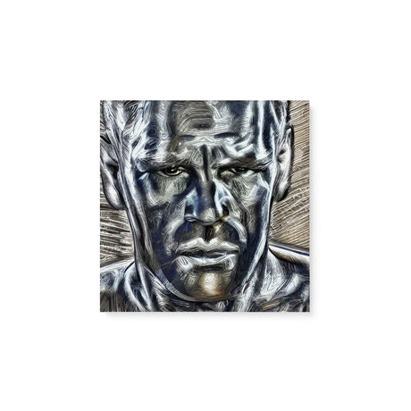 Dark Grunge Masculine Wall Art Canvas {The Working Man} Canvas Wall Art Sckribbles 8x8  