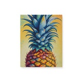 Colorful Kitchen Wall Art Canvas {Pineapple Pizazz} Canvas Wall Art Sckribbles 8x10  