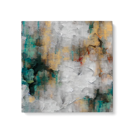 Contemporary Abstract Textured Painting Wall Art Canvas {Chaotic Calm} Canvas Wall Art Sckribbles 24x24  