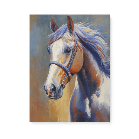 Dreamy Horse Painting Wall Art Canvas {Equine Portrait} Canvas Wall Art Sckribbles 18x24  