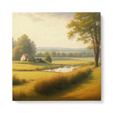 Lush Scenic Landscape Wall Art Canvas {Dreamy Countryside} Canvas Wall Art Sckribbles 40x40  