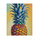 Colorful Kitchen Wall Art Canvas {Pineapple Pizazz} Canvas Wall Art Sckribbles 24x30  