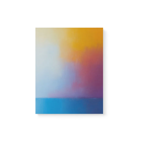 Colorful Bright Minimalist Canvas Wall Art {Less is More} Canvas Wall Art Sckribbles 11x14  
