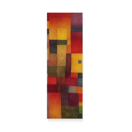 Abstract Colorful Cubes Wall Art Canvas {Dusty Blocks} Canvas Wall Art Sckribbles 10x30  