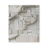 3D Neutral Shapes Canvas Wall Art {Textured Tan} Canvas Wall Art Sckribbles 20x24  