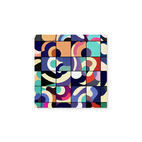 Square Colorful Box Patterned Wall Art Canvas {Game of Colors} Canvas Wall Art Sckribbles 8x8  