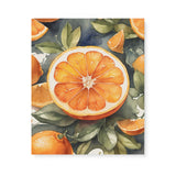Fresh Watercolor Orange Canvas Wall Art {Morning Citrus} Canvas Wall Art Sckribbles 20x24  