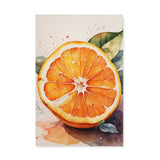 Sliced Orange Kitchen Wall Art Canvas {Citrus Burst} Canvas Wall Art Sckribbles 24x36  