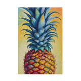 Colorful Kitchen Wall Art Canvas {Pineapple Pizazz} Canvas Wall Art Sckribbles 24x36  