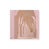Pink and Neutral Boho Arches Canvas Wall Art {Arch Confusion} Canvas Wall Art Sckribbles 16x16  