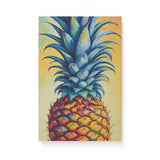 Colorful Kitchen Wall Art Canvas {Pineapple Pizazz} Canvas Wall Art Sckribbles 12x18  