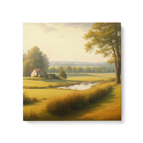 Lush Scenic Landscape Wall Art Canvas {Dreamy Countryside} Canvas Wall Art Sckribbles 24x24  