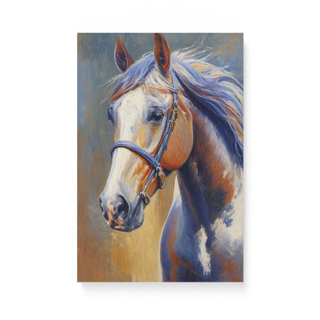 Dreamy Horse Painting Wall Art Canvas {Equine Portrait} Canvas Wall Art Sckribbles 12x18  