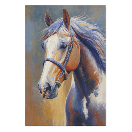 Dreamy Horse Painting Wall Art Canvas {Equine Portrait} Canvas Wall Art Sckribbles 32x48  