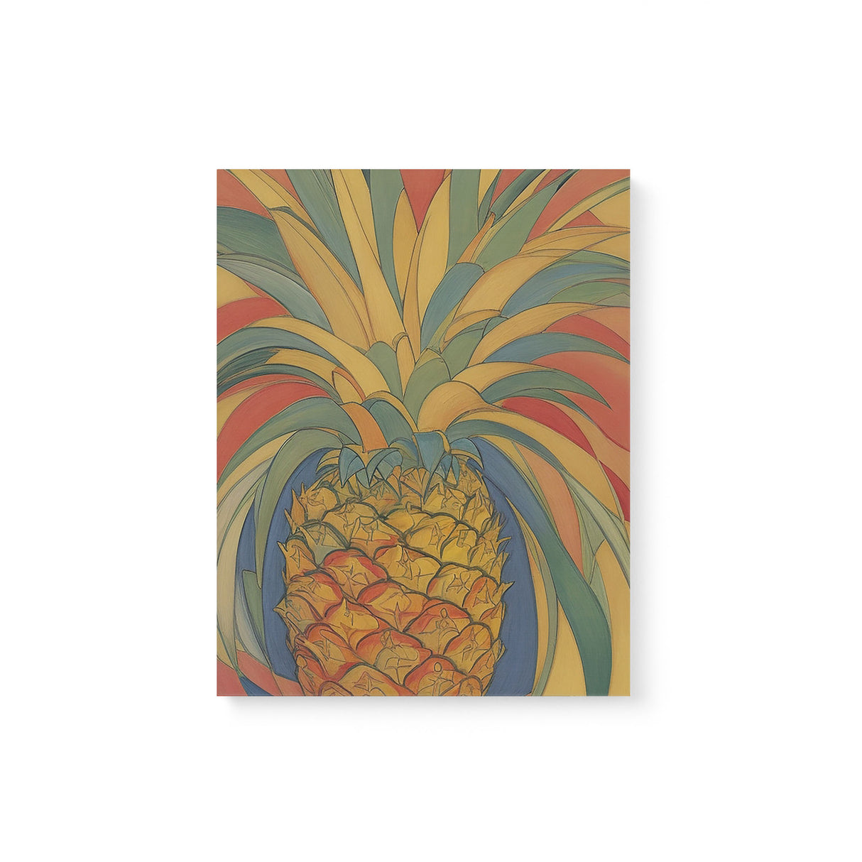 Fun Happy Food Wall Art Canvas {Pineapple Party} Canvas Wall Art Sckribbles 11x14  