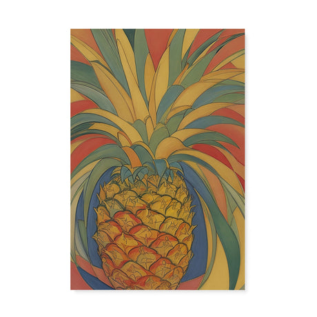 Fun Happy Food Wall Art Canvas {Pineapple Party} Canvas Wall Art Sckribbles 20x30  