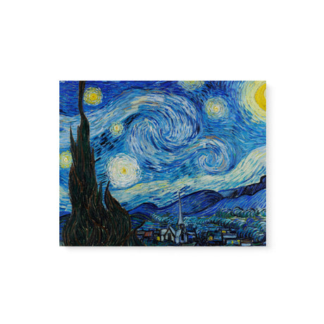 "The Starry Night" Wall Art Canvas Print by Vincent van Gogh Canvas Wall Art Sckribbles 10x8  