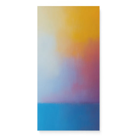 Colorful Bright Minimalist Canvas Wall Art {Less is More} Canvas Wall Art Sckribbles 16x32  