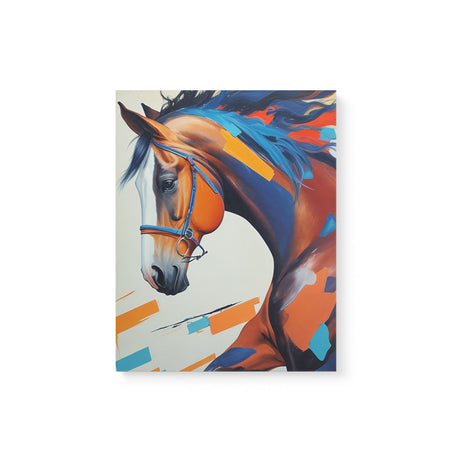 Modern Colorful Horse Wall Art Canvas {Horse Dash} Canvas Wall Art Sckribbles 11x14  