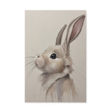 Sweet Rabbit Nursery Wall Art Canvas {Curious Bunny} Canvas Wall Art Sckribbles 24x36  