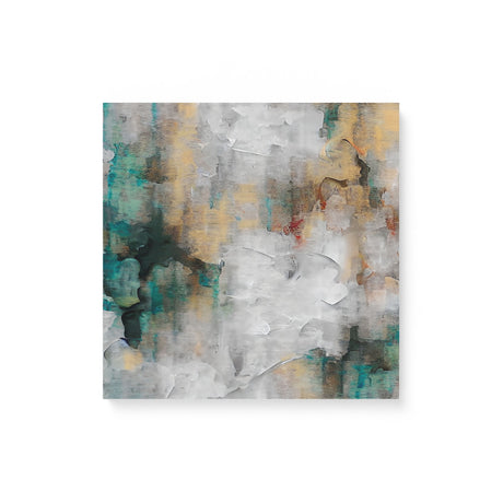 Contemporary Abstract Textured Painting Wall Art Canvas {Chaotic Calm} Canvas Wall Art Sckribbles 16x16  
