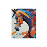 Modern Colorful Horse Wall Art Canvas {Horse Dash} Canvas Wall Art Sckribbles 8x10  