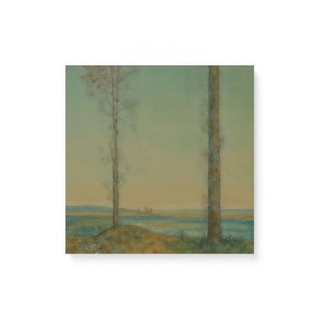 Square Landscape Painting Canvas Wall Art Print {The Serenity} Canvas Wall Art Sckribbles 16x16  