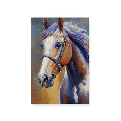 Dreamy Horse Painting Wall Art Canvas {Equine Portrait} Canvas Wall Art Sckribbles 8x12  