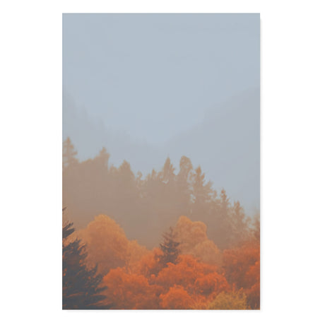 Landscape of Autumn Forest Trees Wall Art Canvas {Autumn Forest} Canvas Wall Art Sckribbles 32x48  