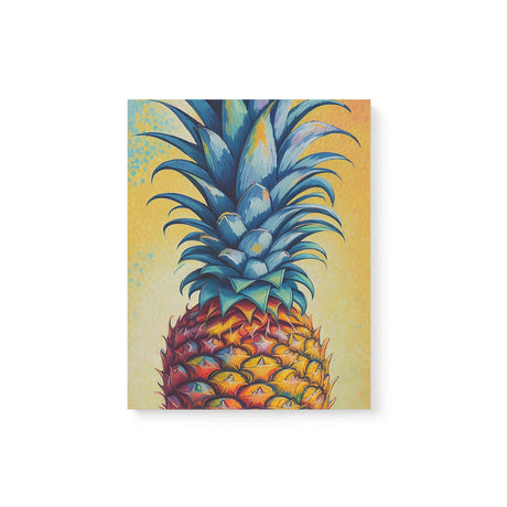 Colorful Kitchen Wall Art Canvas {Pineapple Pizazz} Canvas Wall Art Sckribbles 11x14  