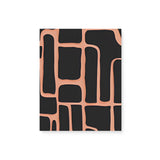 Modern Contemporary Black and Orange Pattern Wall Art Canvas {Zebra Brick} Canvas Wall Art Sckribbles 8x10  