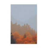 Landscape of Autumn Forest Trees Wall Art Canvas {Autumn Forest} Canvas Wall Art Sckribbles 24x36  