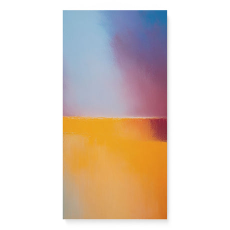 Bright Colorful Minimalist Wall Art Canvas {More or Less} Canvas Wall Art Sckribbles 16x32  