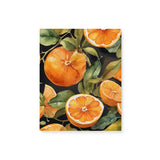 Bright Kitchen Watercolor Wall Art Canvas {Sliced Oranges} Canvas Wall Art Sckribbles 8x10  