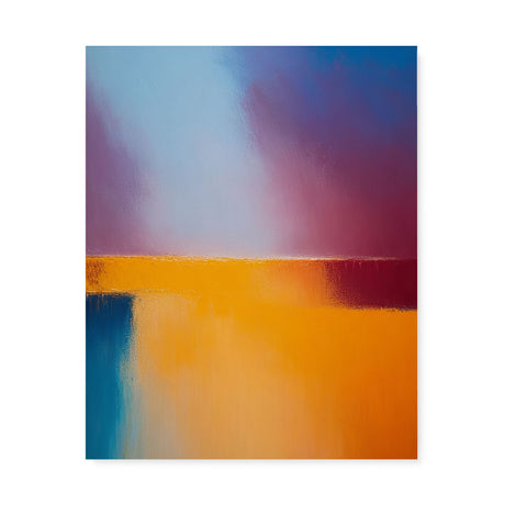 Bright Colorful Minimalist Wall Art Canvas {More or Less} Canvas Wall Art Sckribbles 24x30  