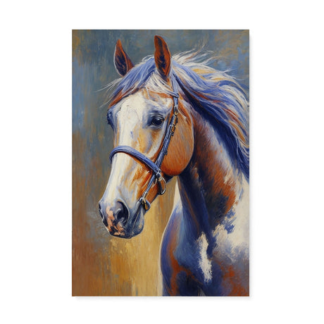 Dreamy Horse Painting Wall Art Canvas {Equine Portrait} Canvas Wall Art Sckribbles 24x36  