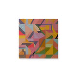Colorful Abstract Modern Geometrical Bright Shapes Canvas Wall Art {Geo Excess} Canvas Wall Art Sckribbles 8x8  