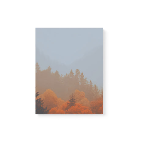Landscape of Autumn Forest Trees Wall Art Canvas {Autumn Forest} Canvas Wall Art Sckribbles 11x14  