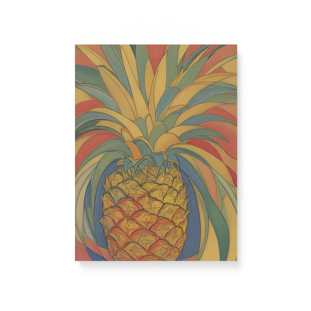 Fun Happy Food Wall Art Canvas {Pineapple Party} Canvas Wall Art Sckribbles 12x16  