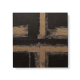 Dark Contemporary Abstract Office Wall Art Canvas Print {The Void V3} Canvas Wall Art Sckribbles 24x24  