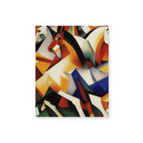 Colorful Cubism Horse Wall Art Canvas {Angled Horses} Canvas Wall Art Sckribbles 8x10  