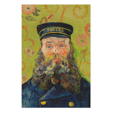 "The Postman" Wall Art Canvas Print by Vincent van Gogh Canvas Wall Art Sckribbles 32x48  