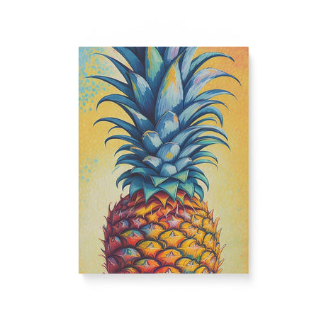 Colorful Kitchen Wall Art Canvas {Pineapple Pizazz} Canvas Wall Art Sckribbles 12x16  