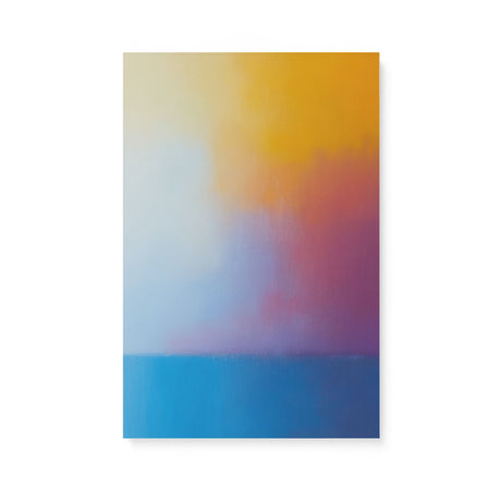 Colorful Bright Minimalist Canvas Wall Art {Less is More} Canvas Wall Art Sckribbles 16x24  