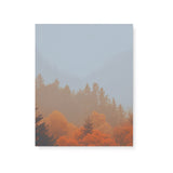 Landscape of Autumn Forest Trees Wall Art Canvas {Autumn Forest} Canvas Wall Art Sckribbles 16x20  