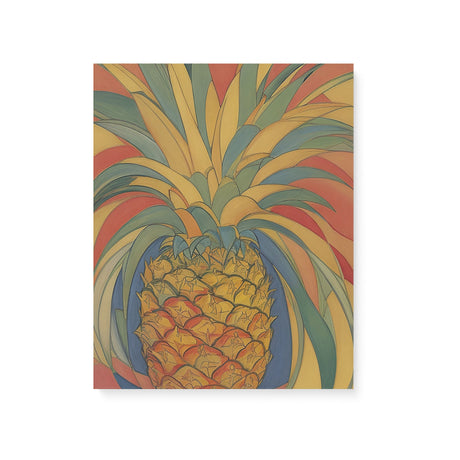 Fun Happy Food Wall Art Canvas {Pineapple Party} Canvas Wall Art Sckribbles 16x20  