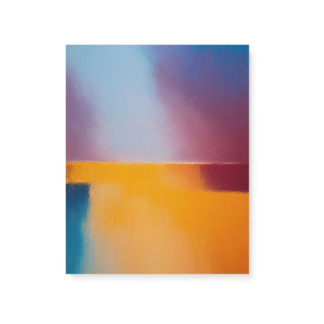 Bright Colorful Minimalist Wall Art Canvas {More or Less} Canvas Wall Art Sckribbles 16x20  