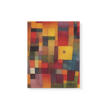Abstract Colorful Cubes Wall Art Canvas {Dusty Blocks} Canvas Wall Art Sckribbles 11x14  