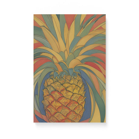 Fun Happy Food Wall Art Canvas {Pineapple Party} Canvas Wall Art Sckribbles 12x18  