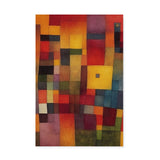 Abstract Colorful Cubes Wall Art Canvas {Dusty Blocks} Canvas Wall Art Sckribbles 24x36  